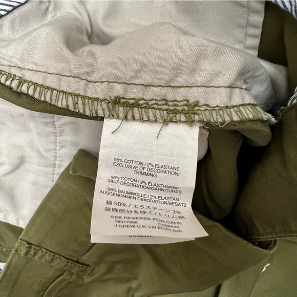 J. Crew Print Chino Shorts - Picture 7 of 8